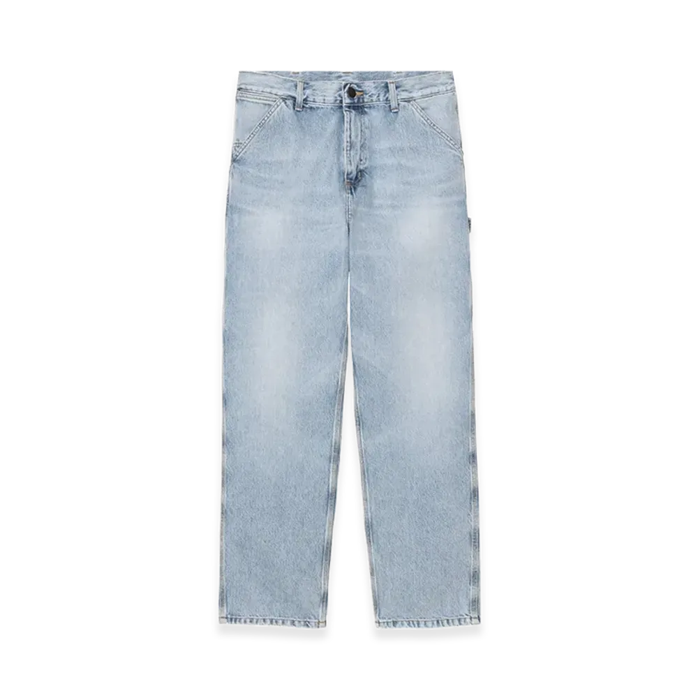 Carhartt WIP Single Knee Pant "Blue(Heavy Worn Bleached)"