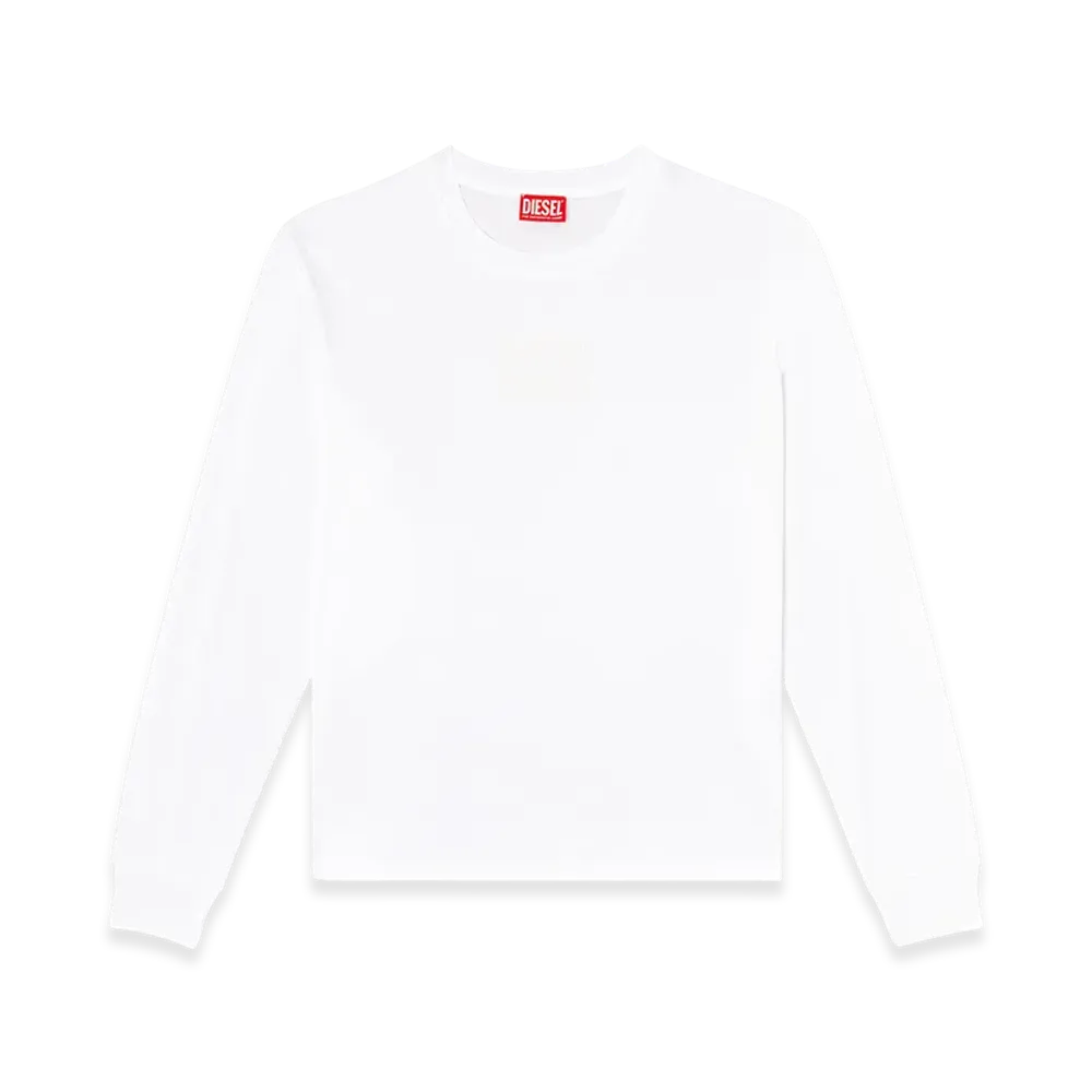 Diesel T-Madjust-Ls-T1 Long Sleeve T-Shirt "White"