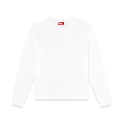 Diesel T-Madjust-Ls-T1 Long Sleeve T-Shirt "White"
