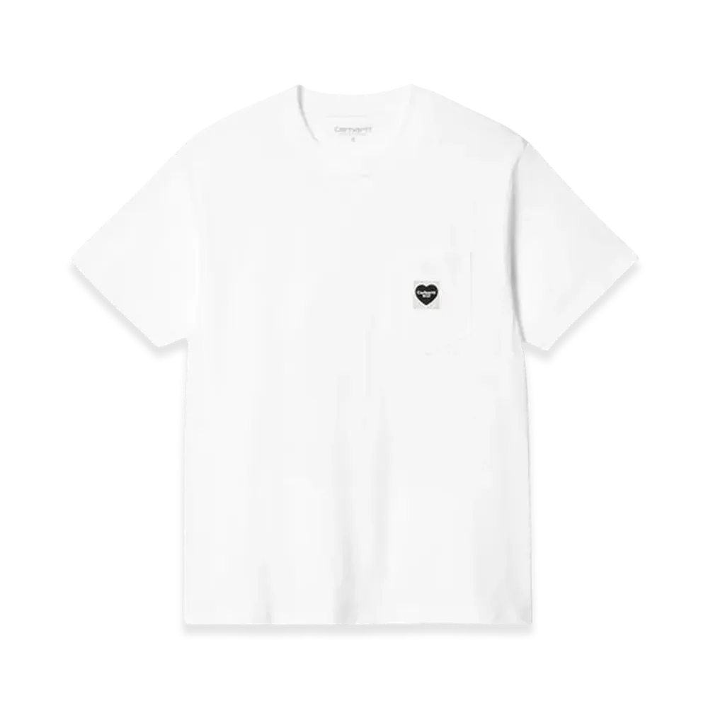 Carhartt WIP Women's Pocket Heart Short Sleeve T-Shirt "White"