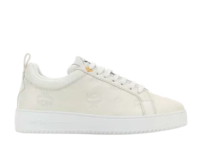 MCM Leather New Terrain Sneakers "White"