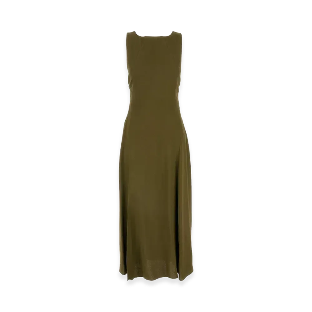 FENDI Women's Sable Dress "Olive Green"