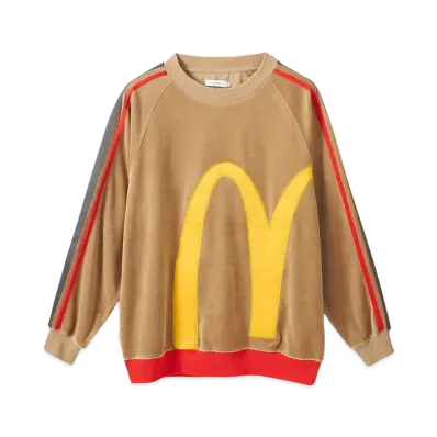 graniph x McDonald's Velour Track Sweat "Beige"