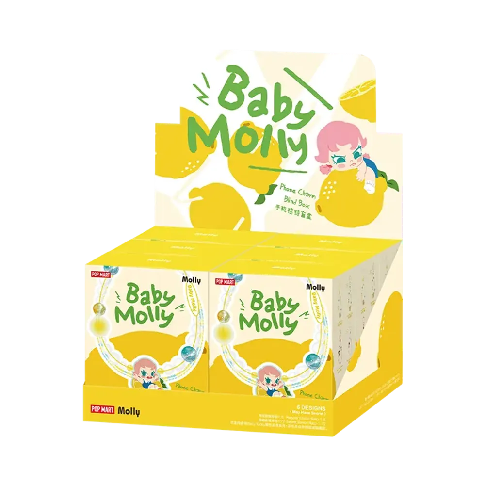 POP MART Baby Molly Fruity Aroma Series- Phone Charm Blind Box [Assortment Box]