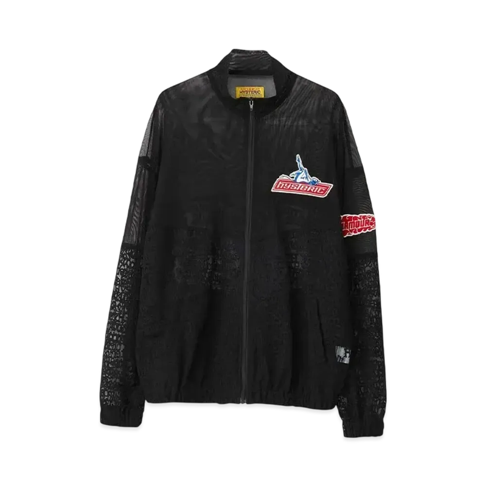 HYSTERIC GLAMOUR Type Logo Pattern Jacquard Blouson "Black"