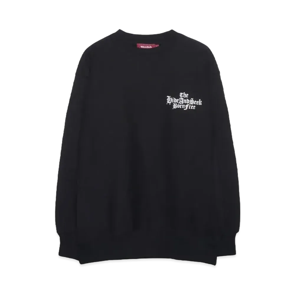 Hide and Seek The H&S Sweat Shirt "BLACK"
