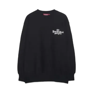 Hide and Seek The H&S Sweat Shirt "BLACK"