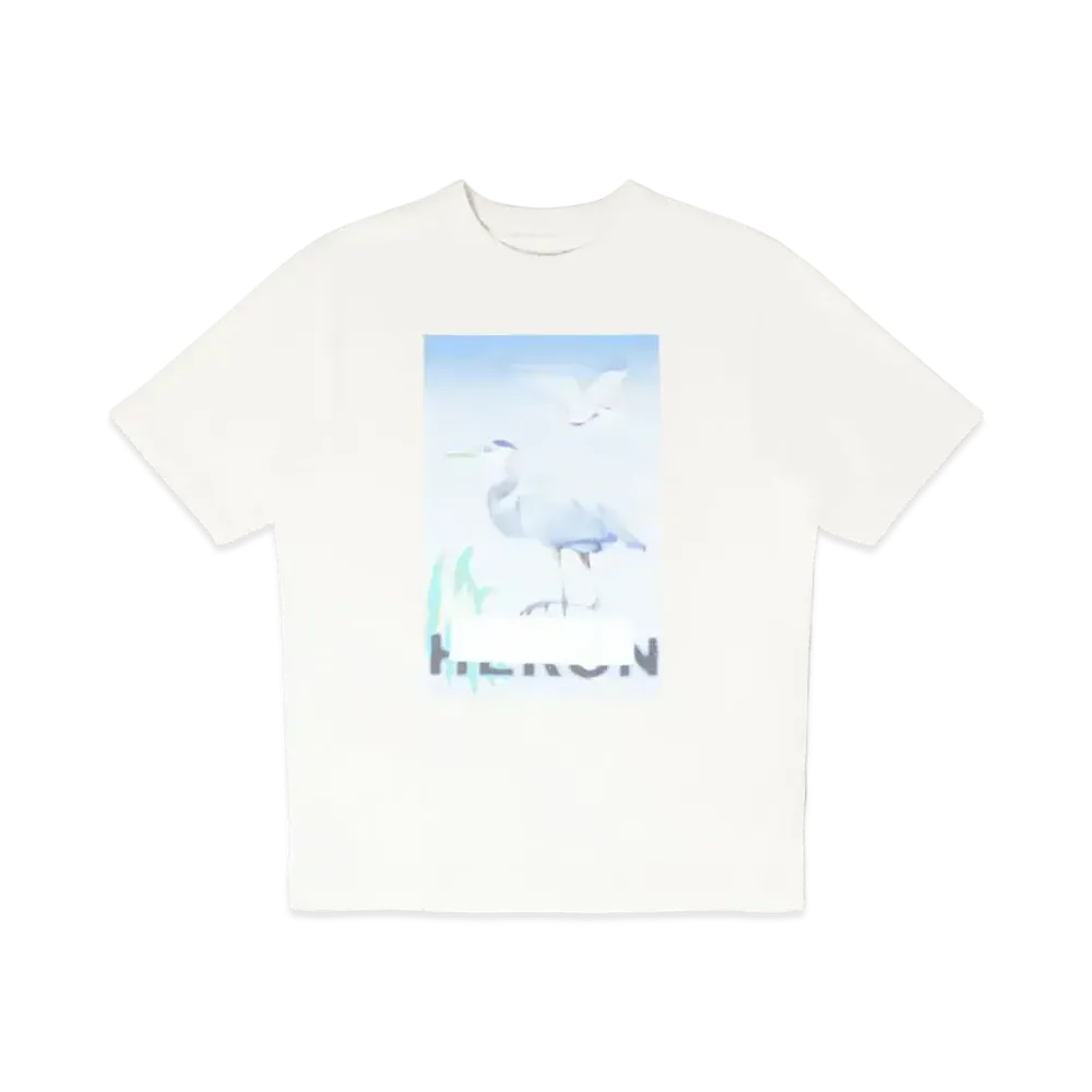 HERON PRESTON Censored Heron SS Tee "White"