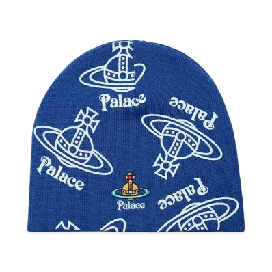 PALACE x Vivienne Westwood Jersey Beanie "Indigo"