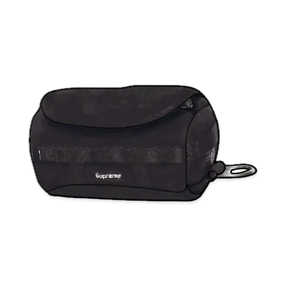 Supreme x The North Face Suede Base Camp Duffle Keychain "Black"