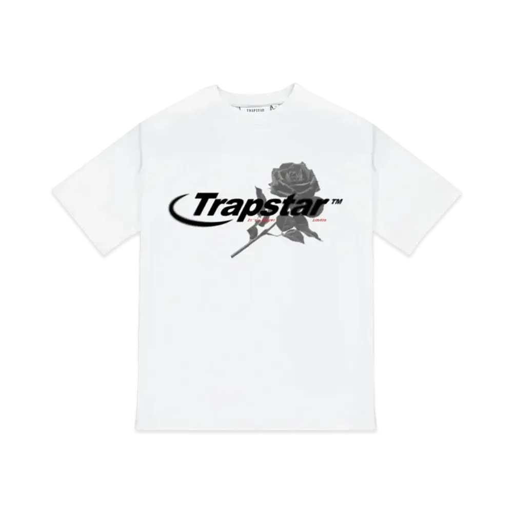 TRAPSTAR Hyperdrive Rose Tee "White"