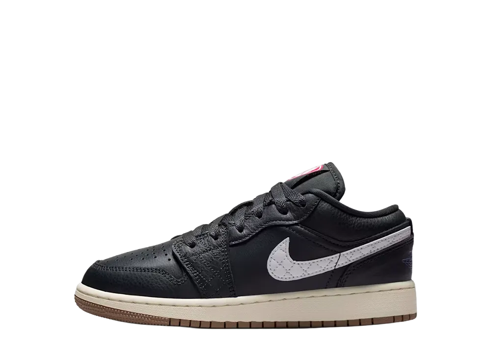 Nike GS Air Jordan 1 Low SE "Off Noir/University Red"