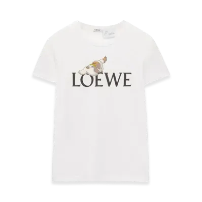 LOEWE x Howl's Moving Castle Heen T-Shirt in Cotton "White"