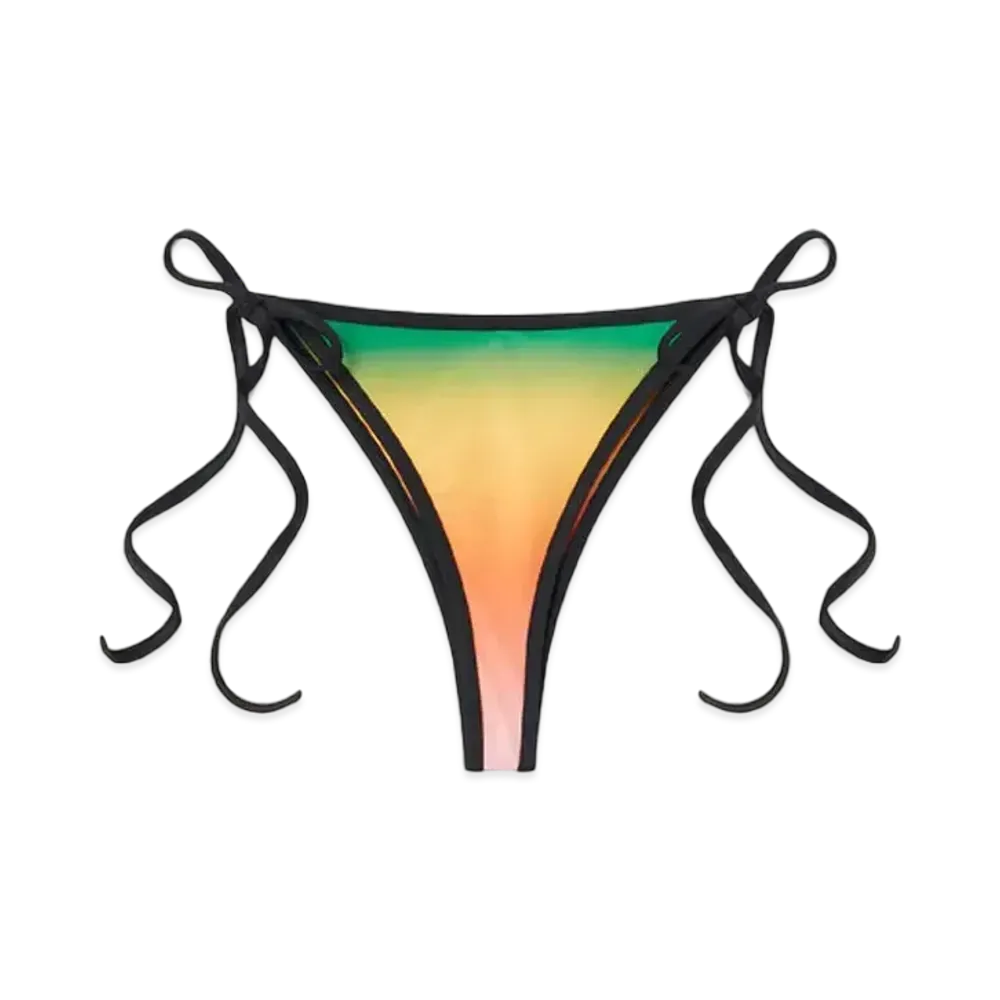 Casablanca Gradient String Bikini Bottom "Multi"