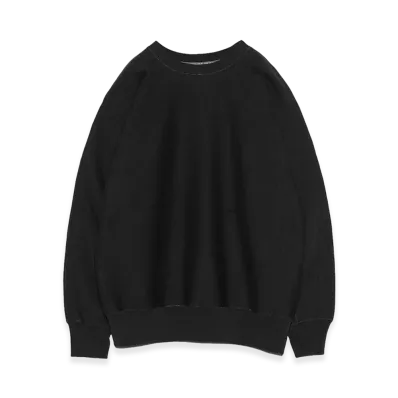 nanamica Crew Neck Sweat Shirt "Black"