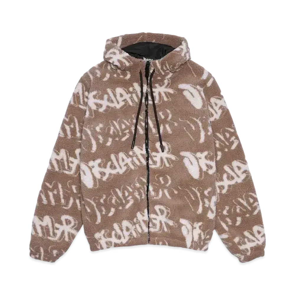 DISCLAIMER ECO-FUR JACKET UOMO "BROWN"