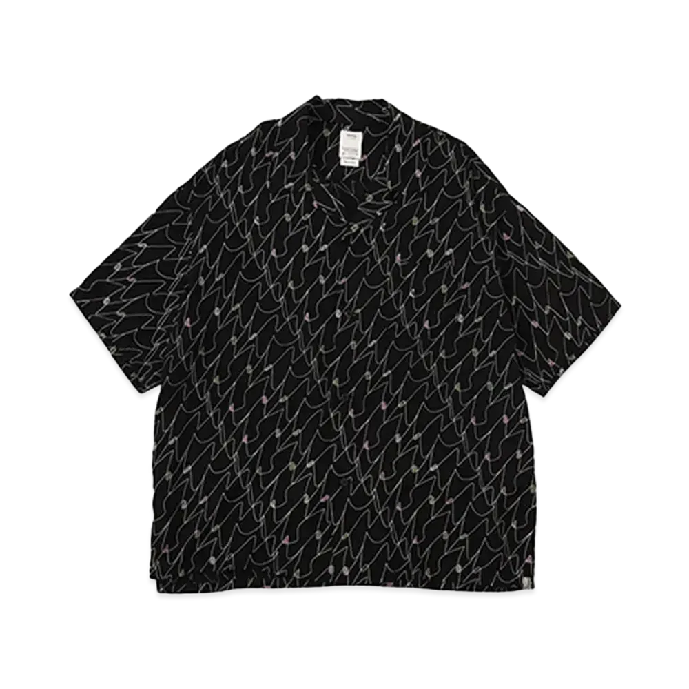 visvim WALLIS SHIRT S/S "Black"