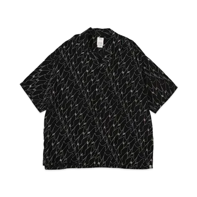 visvim WALLIS SHIRT S/S "Black"