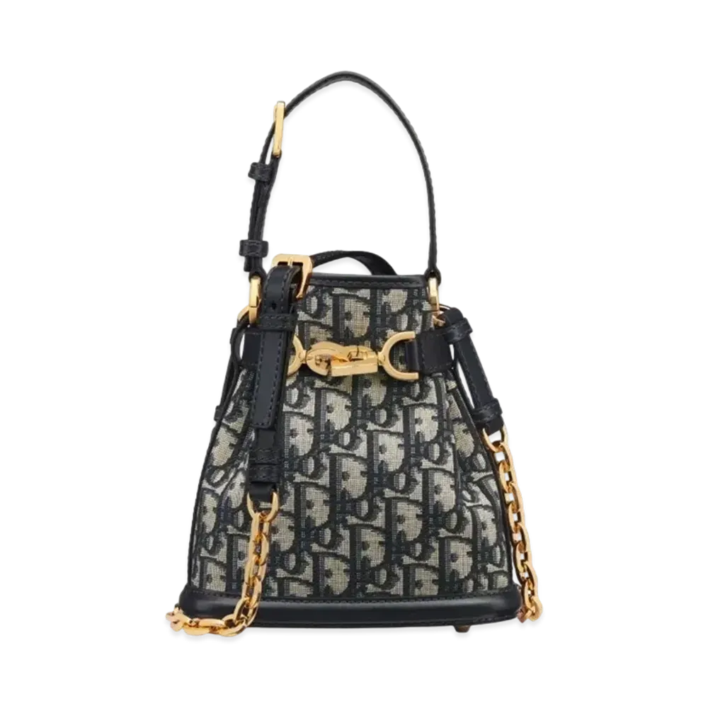 Dior Small Cest Dior Bag Dior Oblique Jacquard "Blue"