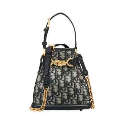Dior Small Cest Dior Bag Dior Oblique Jacquard "Blue"