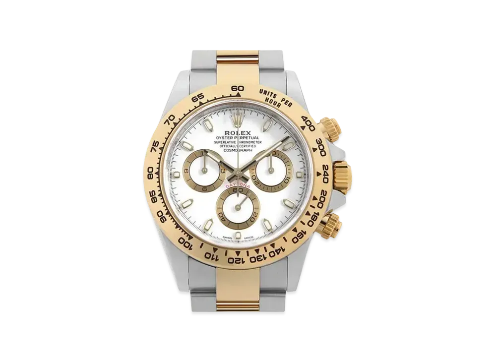 ROLEX Cosmograph Daytona "White/Stainless Steel/Yellow Gold"