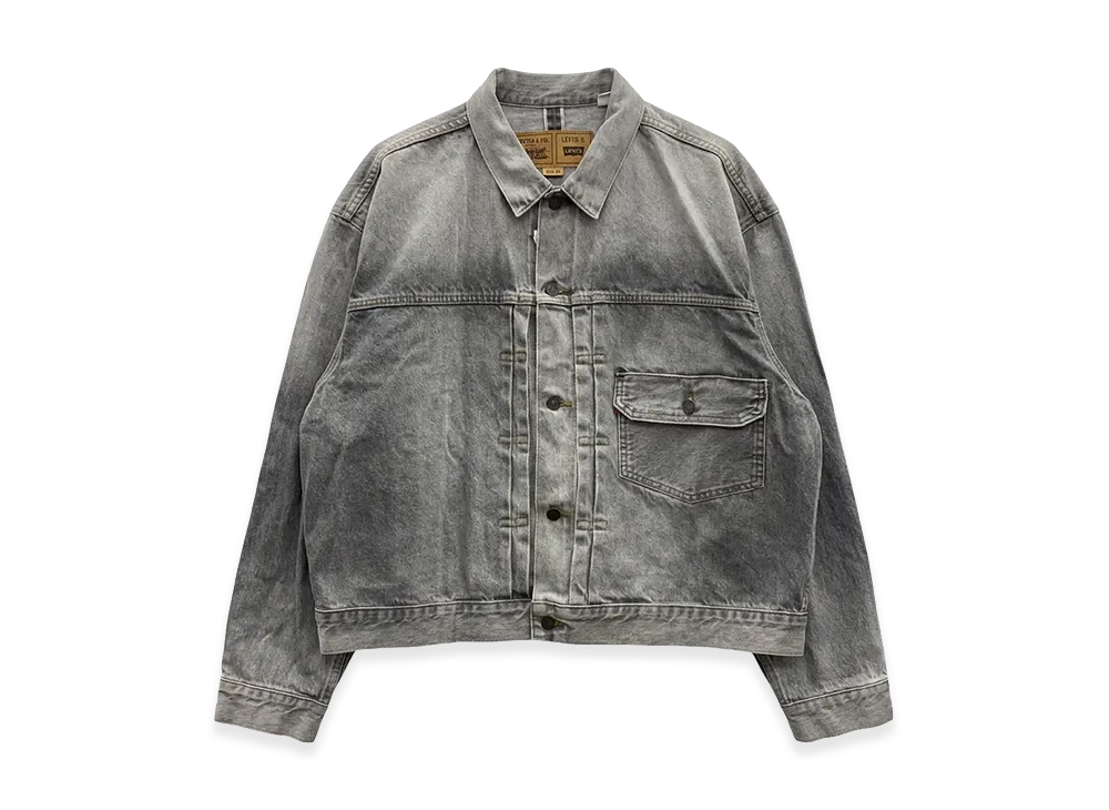 Levi's × Beams Super Wide Trucker Jacket Type1 "Gray"