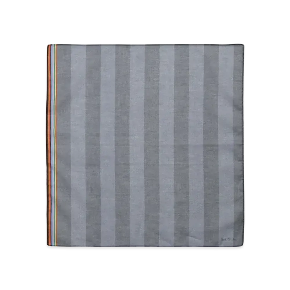 Paul Smith Edge Signature Handkerchief "Gray"