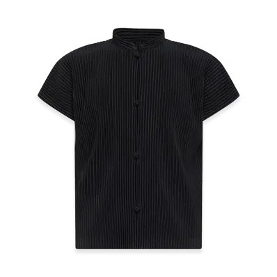 HOMME PLISSE ISSEY MIYAKE Short Sleeve Shirt "Black"