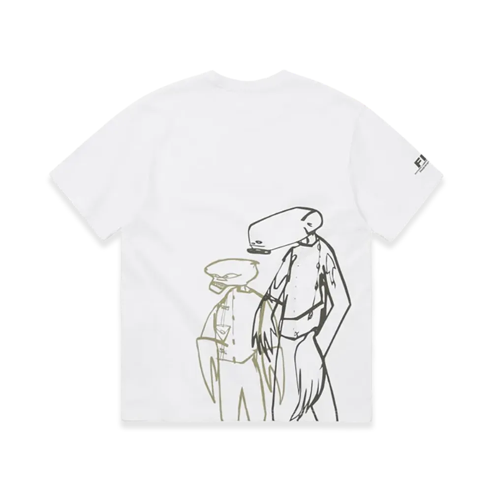 thisisneverthat x Futura LaboratoriesT-Logo Tee "White"