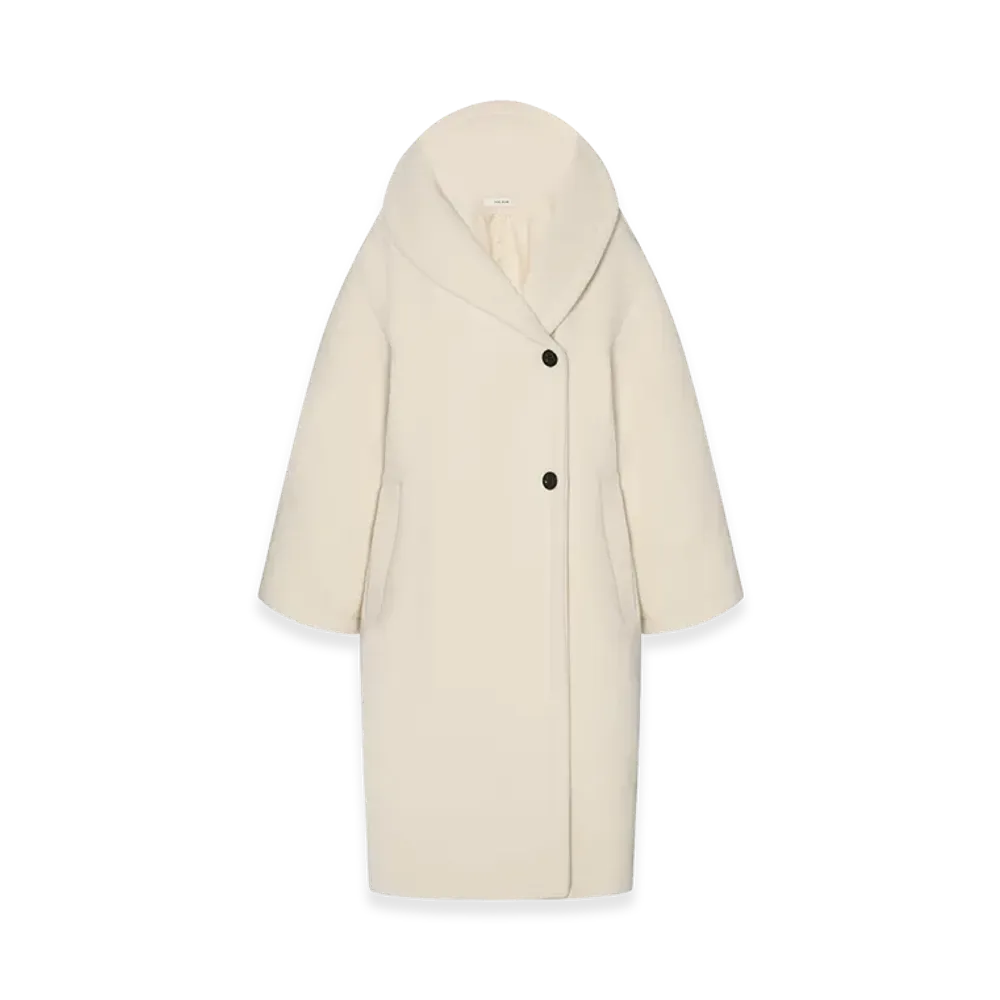 The Row Women's Regino Virgin Wool Coat "Ivory"