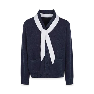 sacai Wool Knit Cardigan "Gray"