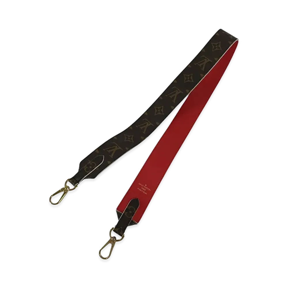 Louis Vuitton Shoulder Strap Monogram "Red"