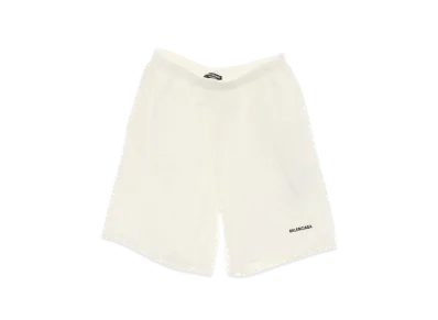 BALENCIAGA Women's Sweat Shorts "White"