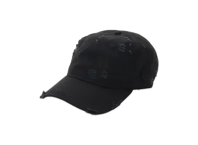 NEW ERA x LIMI feu Damaged Cotton 9Thirty "Black"