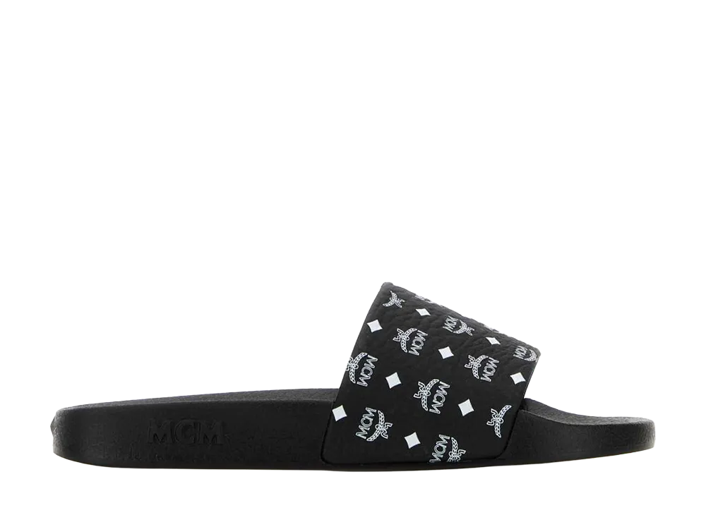 MCM Rubber Slippers "Black"