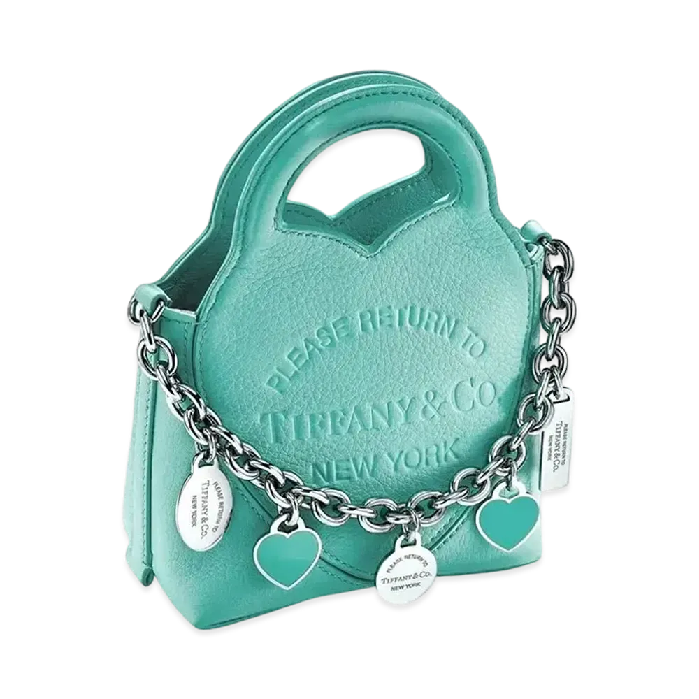 Tiffany & Co. Return to Tiffany Micro Charm Tote Bag "Tiffany Blue"