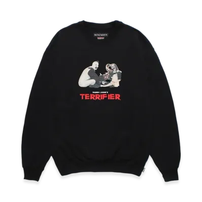 WACKO MARIA x Terrifier Heavy Weight Sweat Shirt "Black"