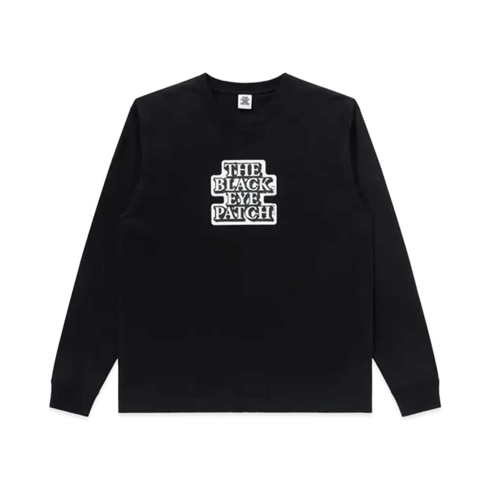 Black Eye Patch OG Label L/S Tee "Black"