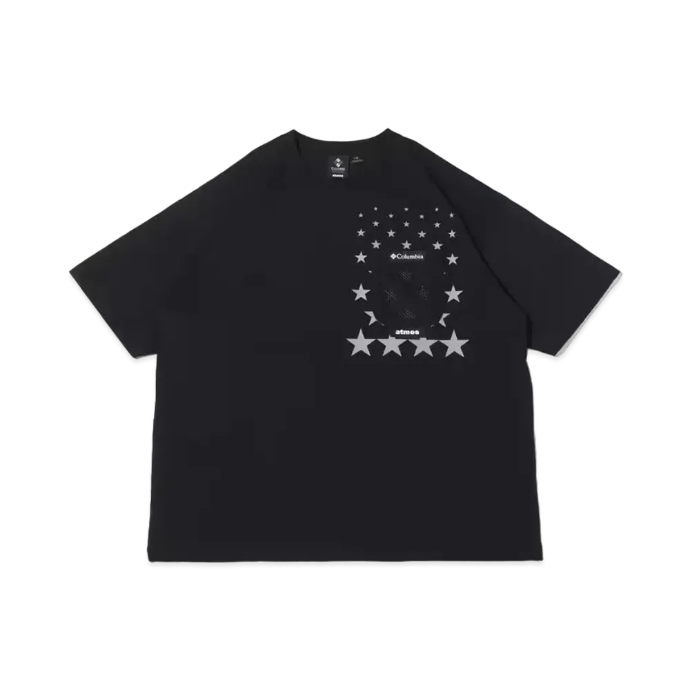atmos x Columbia Roar Brook Graphic SS Tee "Black"