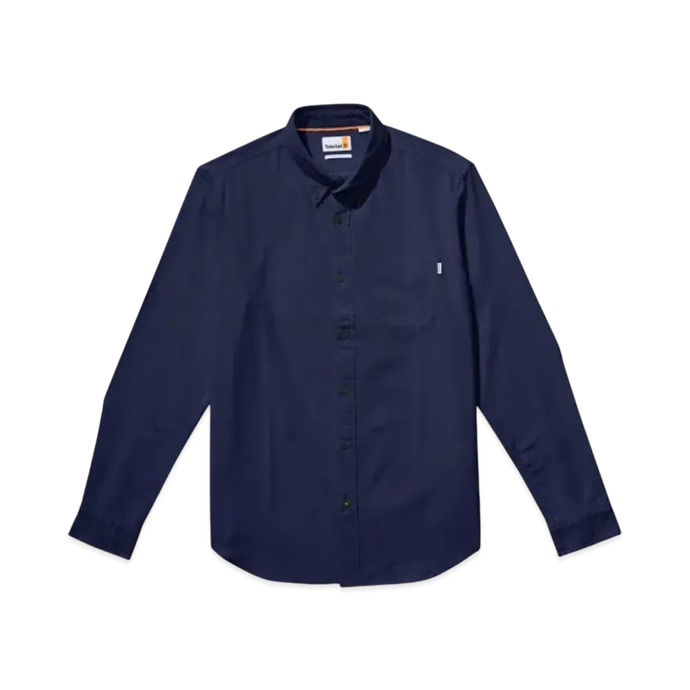 Timberland Men's Long Sleep Gail River Yarn Die Oxford Shirt "Navy"