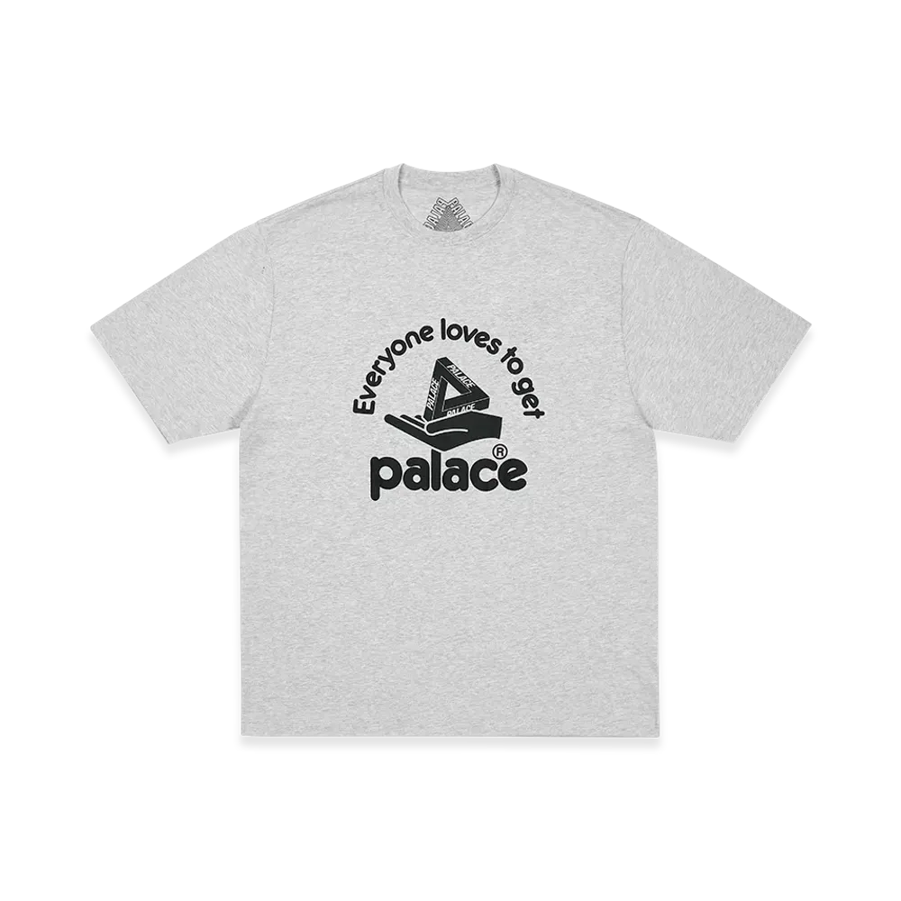 PALACE Hand Out T-Shirt "Grey Marl"