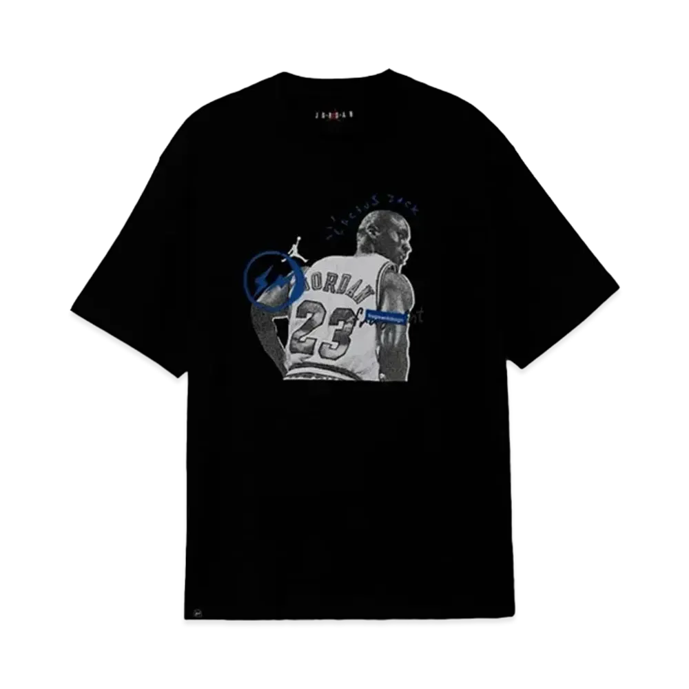 Air Jordan Travis Scott Fragment Tee "Black"