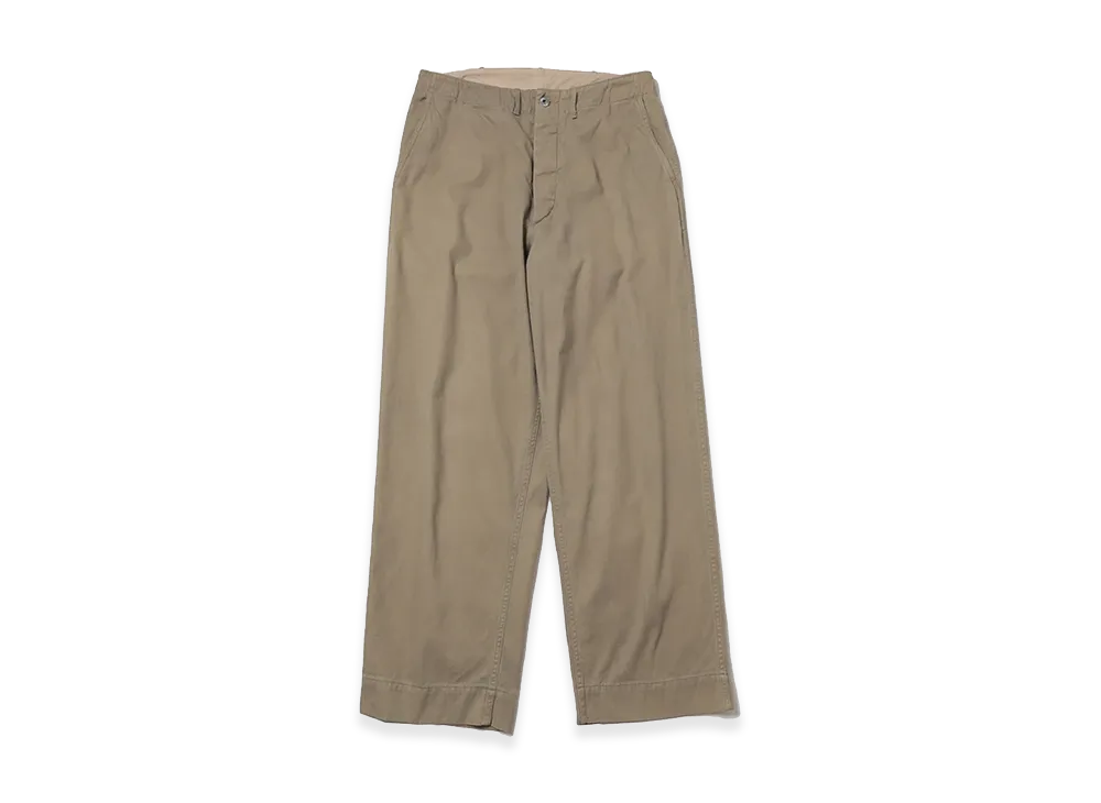 A.PRESSE Vintage Chino Trousers "Beige"
