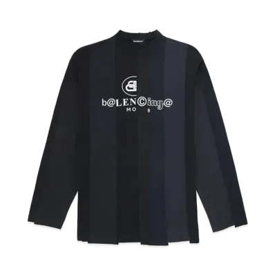 Balenciaga Cut-Up Long Sleeve T-shirt "Black"