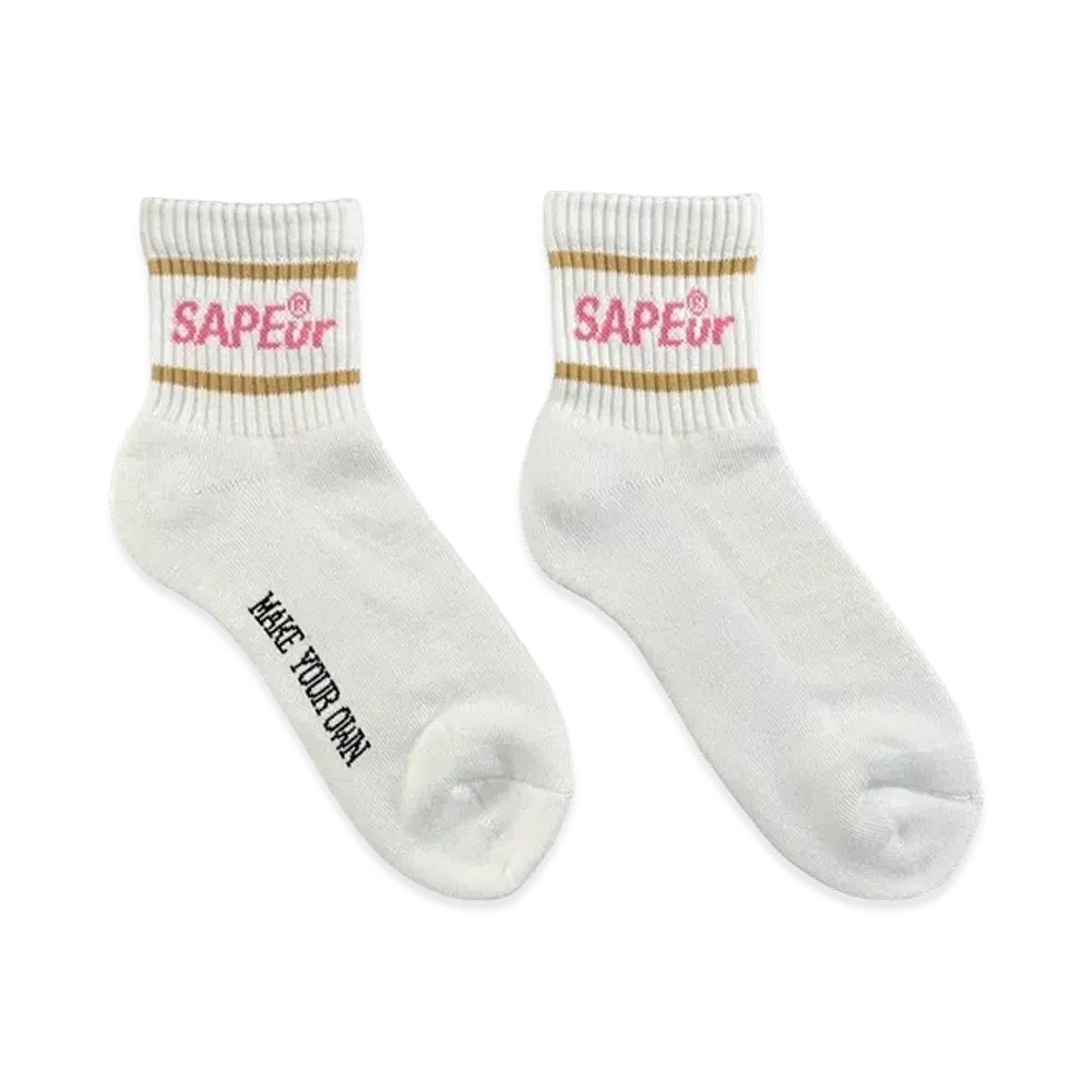 SAPEur Ankle Socks "White"