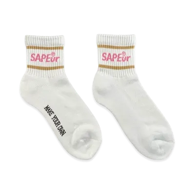 SAPEur Ankle Socks "White"