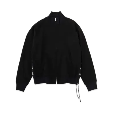 mastermind JAPAN Standcollar Taped Track Jacket "Black Tape"