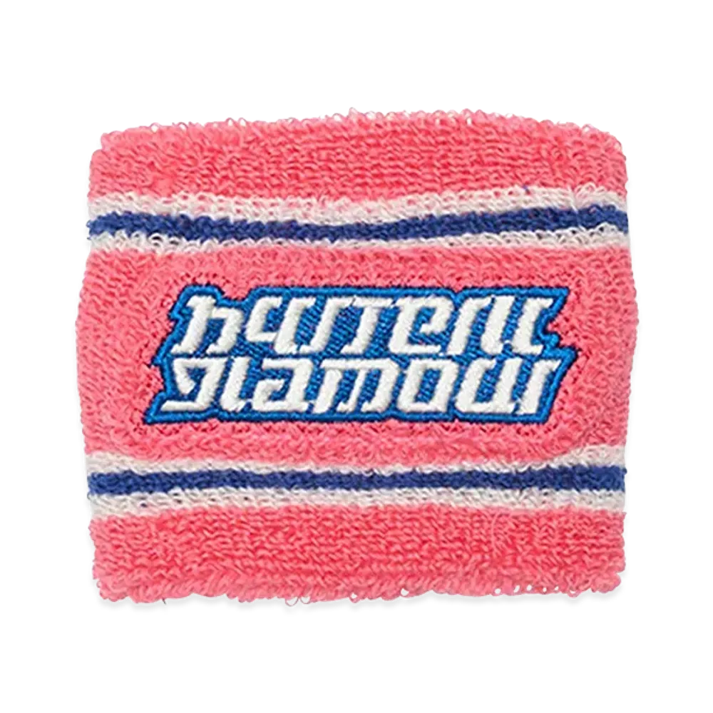 HYSTERIC GLAMOUR Women's Fast Logo Embroidered Wristband "Pink"