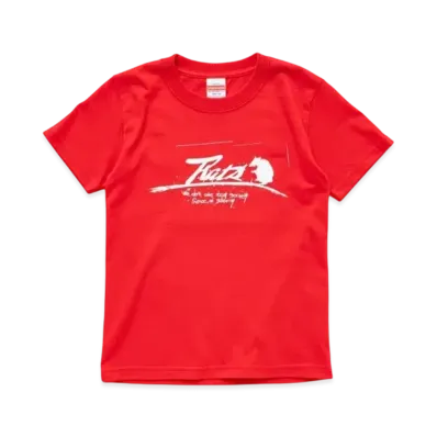 RATS Script Logo Way Of Life Kids Tee "Red"