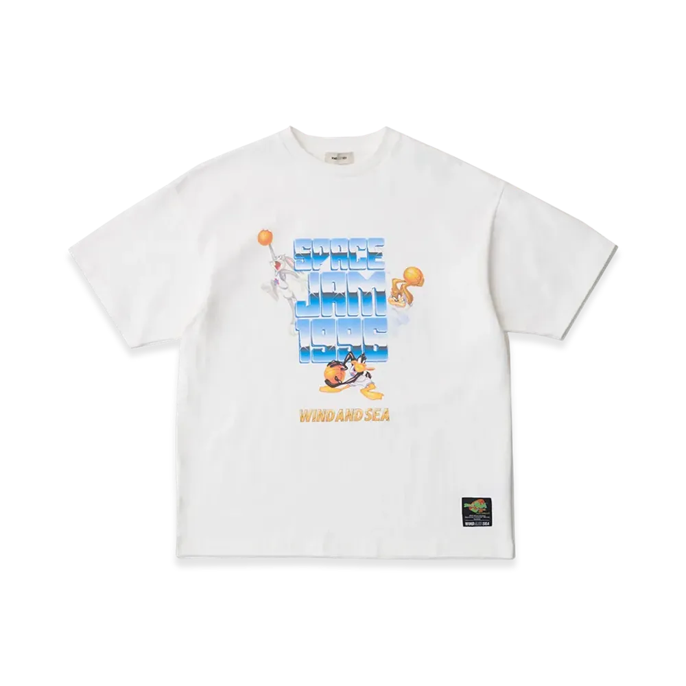 WIND AND SEA x SPACE JAM Tee "White"